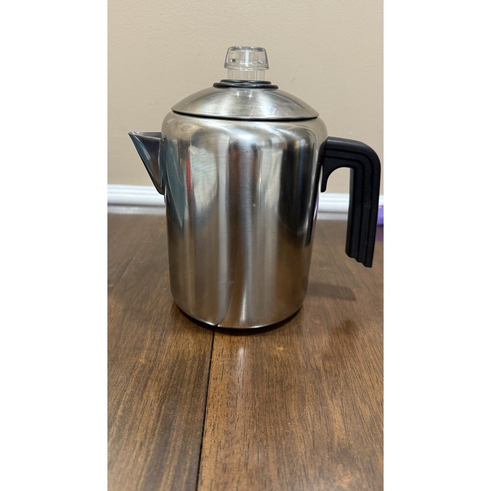 Farberware Yosemite Stainless Steel 8 Cup Stovetop Coffee Percolator